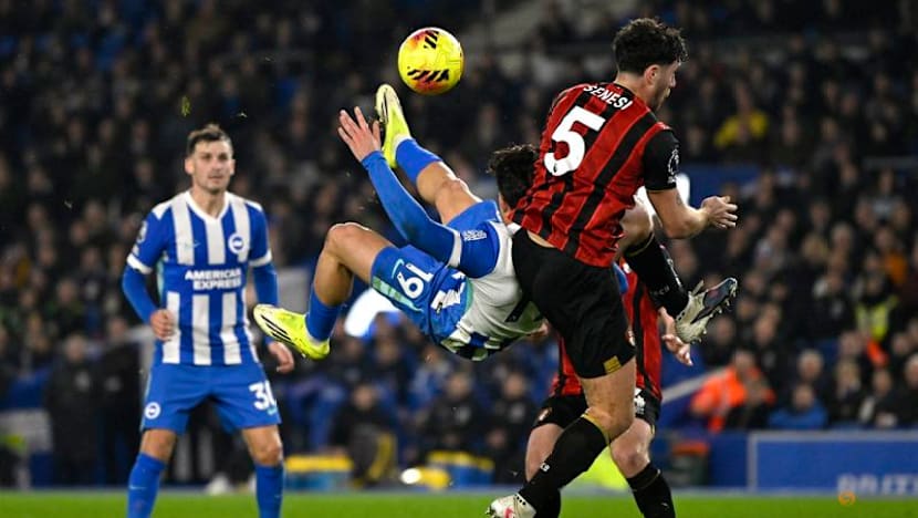 Kostoulas overhead kick saves Brighton against Bournemouth
