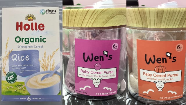 三款婴儿食品砷含量超标 食品局下令召回