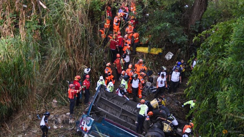 At least 50 die in Guatemala after bus plunges off bridge At least 50 die in Guatemala after bus plunges off bridge