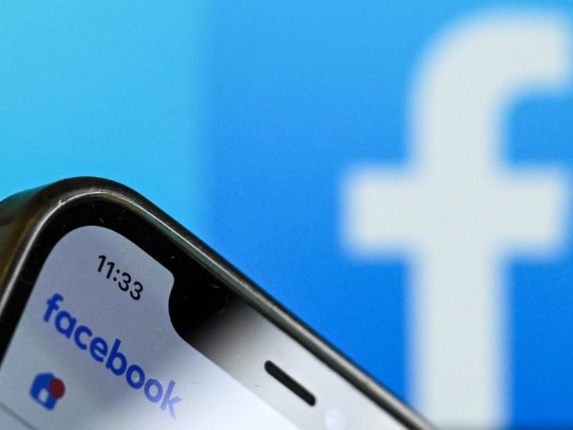 A photo taken on Nov 17, 2023 shows the logo of US online social media and social networking service Facebook on a smartphone screen. A photo taken on Nov 17, 2023 shows the logo of US online social media and social networking service Facebook on a smartphone screen.