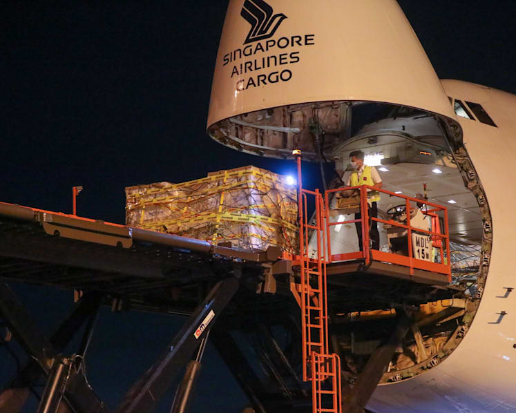 First shipment of Covid-19 vaccine arrives in Singapore from Belgium