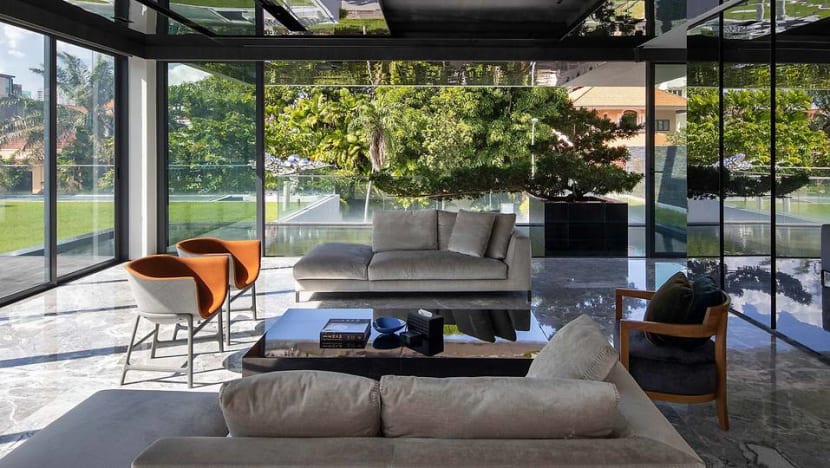 A three-storey family home in Singapore filled with local, contemporary art