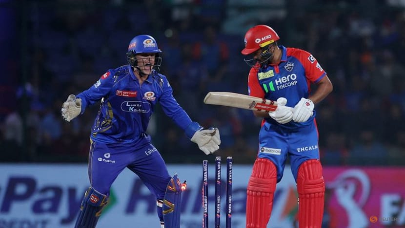 Delhi's unbeaten IPL run ends after a hat-trick of run-outs v Mumbai