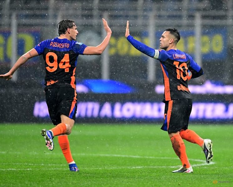 Inter fight back to beat Pisa 6-2 and maintain control in title race