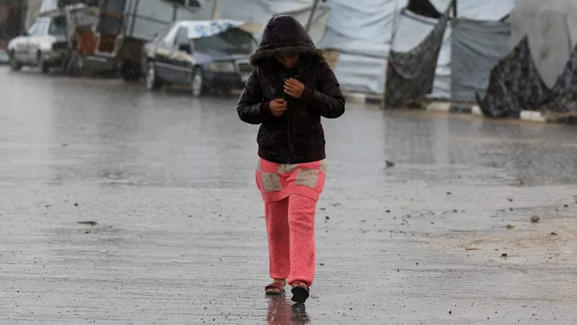 Hujan lebat, cuaca sejuk burukkan lagi keadaan hidup di Gaza