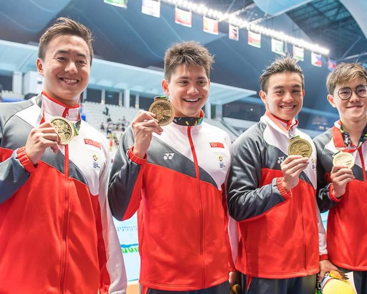 Asian Games: Singapore clinch bronze in men's 4x100m freestyle relay 