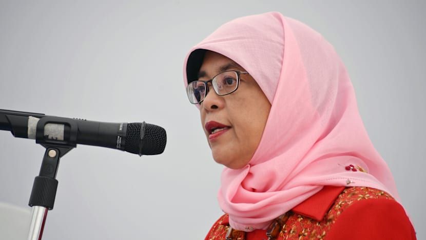 Halimah ‘thinking about’ entering race to be president