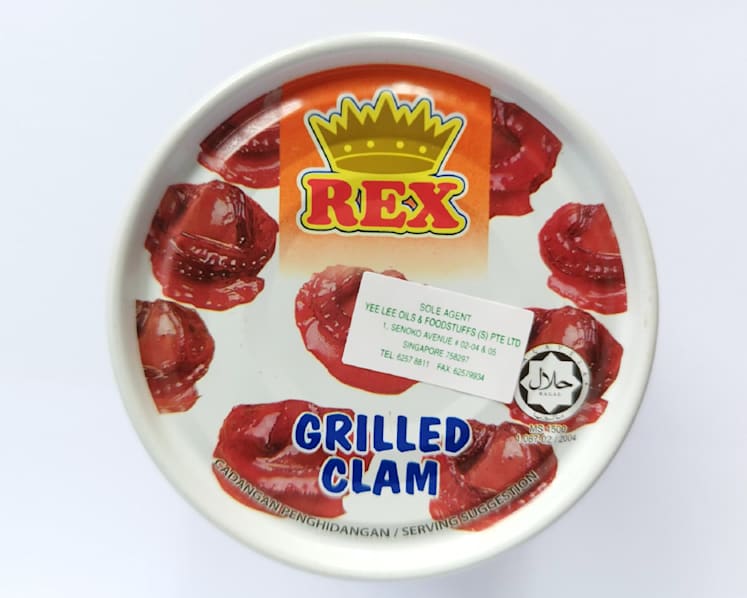 SFA recalls Rex Grilled Clam due to excessive levels of cadmium