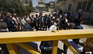 Outrage at Israeli shots as diplomats tour West Bank