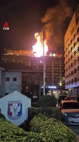 4 injured after fire breaks out at Pattaya hotel