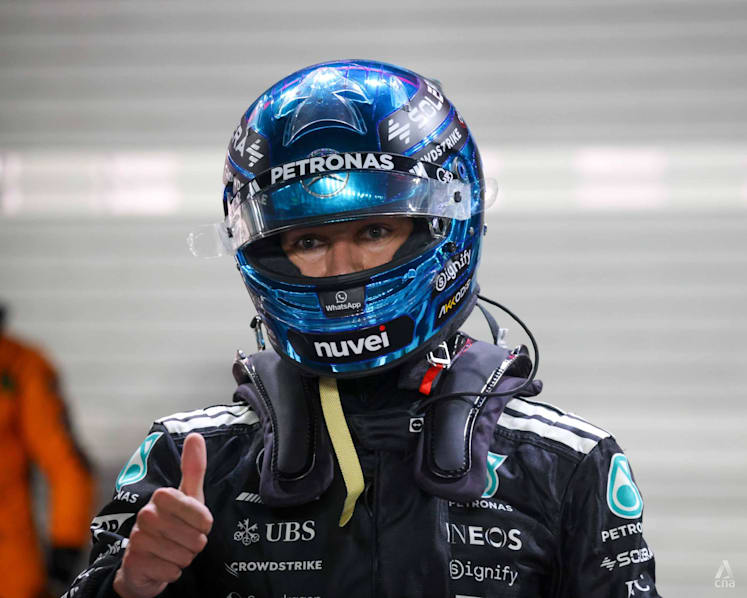 Russell puts Mercedes on pole at Singapore Grand Prix