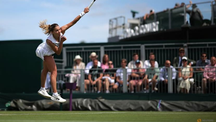 Chwalinska tumbles out of Wimbledon after fall on match point