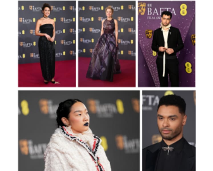 Desert Diamond Hues Take Centre Stage On The Red Carpet At The 79th British Academy Film Awards