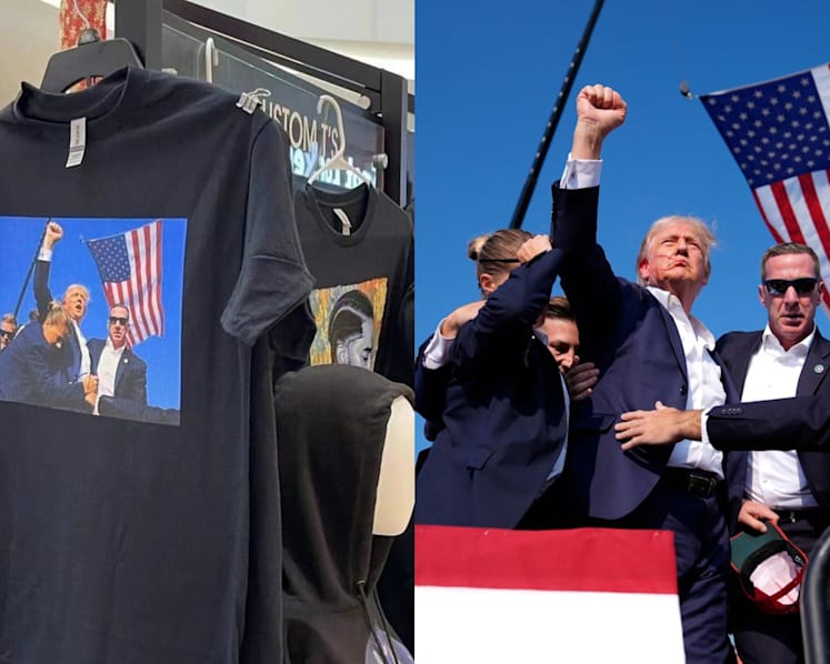T-shirts of Donald Trump assassination attempt sold on Chinese e-commerce sites, listings swiftly taken down