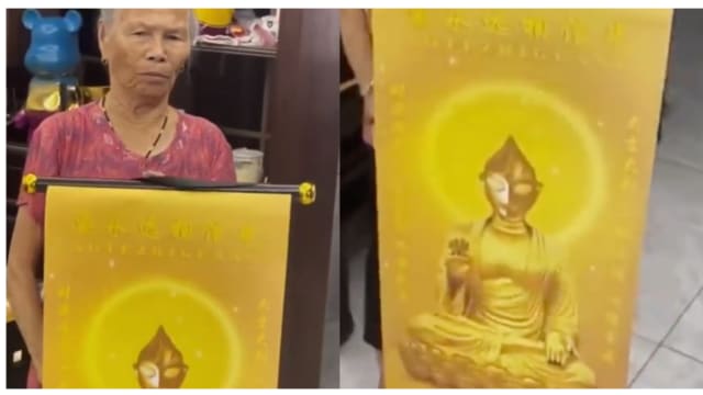 孙女把观音像换成咸蛋超人 广东奶奶拜了一个月气炸