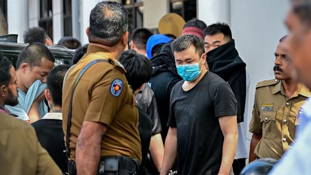 斯里兰卡警方捣破电诈窝点  逮捕231名外国人