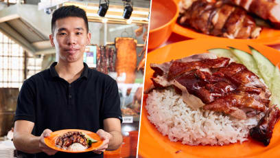 Hawker, 30, Turned Down “Sentosa Hotel Chef Job” To Open Charcoal-Roasted Char Siew & Duck Stall  