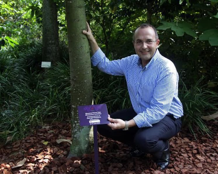 Australian is first person to adopt a tree at Gardens by the Bay