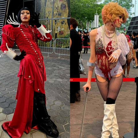 Lady Gaga演唱会点燃狮城，“小怪兽”场外造型超抢镜，宛如时装大秀！