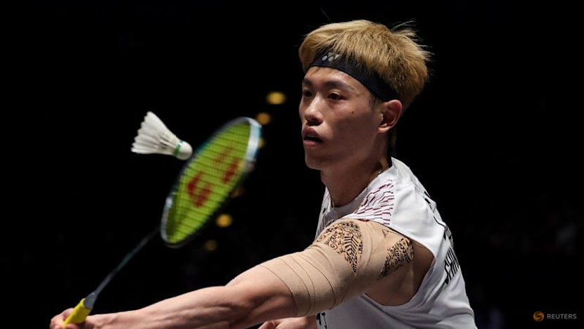 Badminton-Lin upsets Vitidsarn to set up All England Open final against India's Sen
