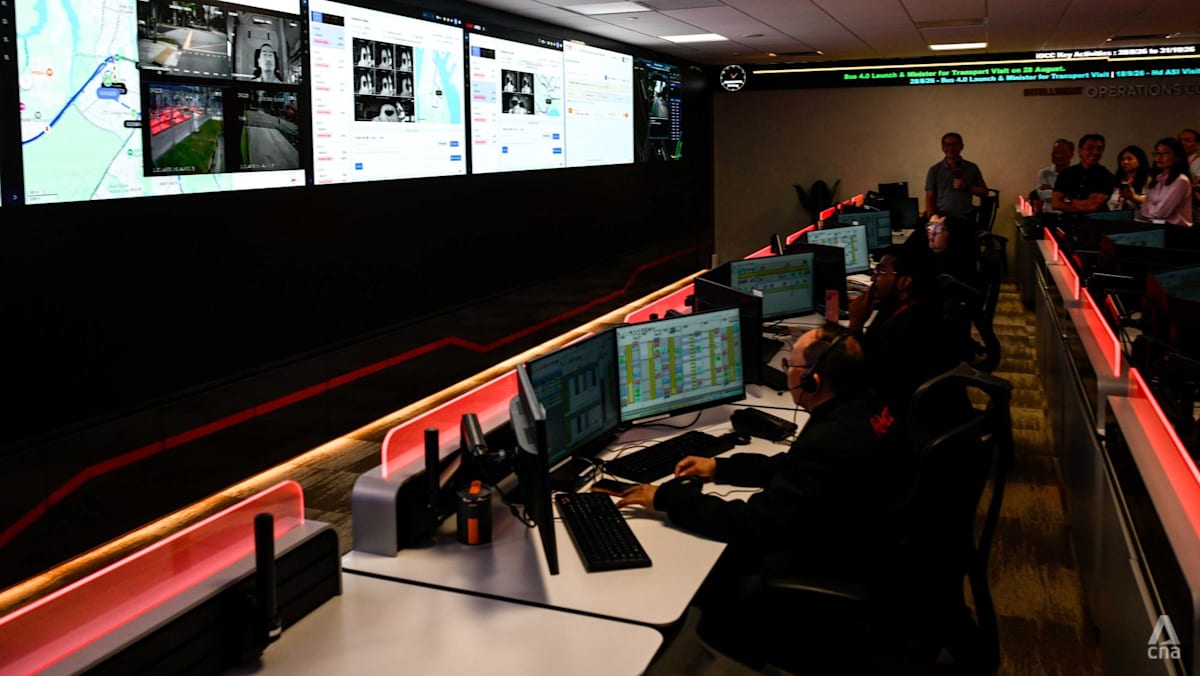 SMRT’s new AI-powered bus control centre flags sleepy drivers, harsh braking