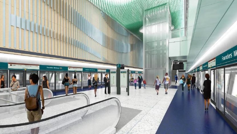 New MRT station along Thomson-East Coast line, will open in tandem with Founders’ Memorial