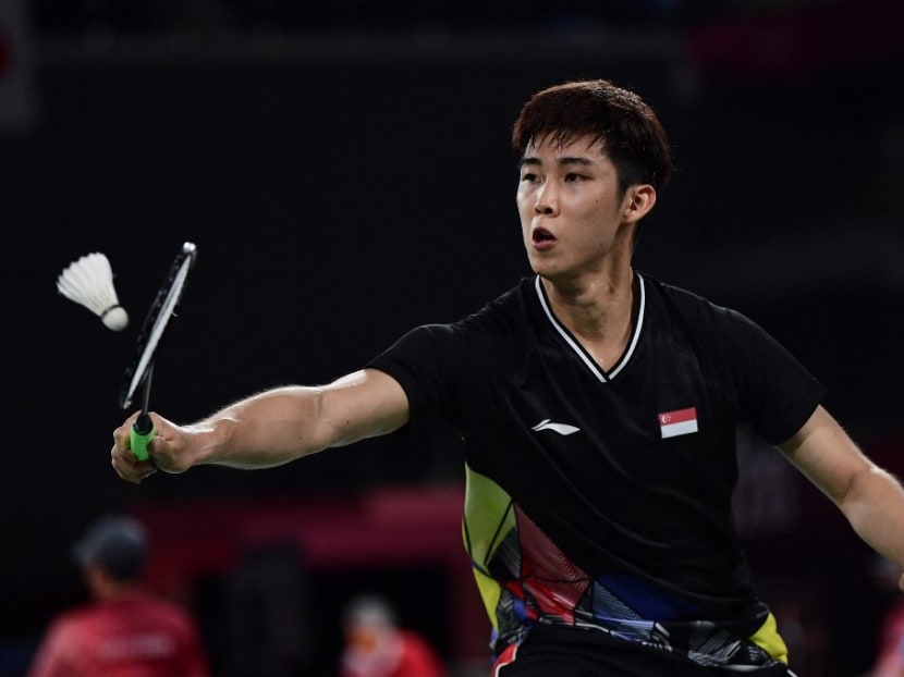 Singapore's Loh Kean Yew lost 22-24, 17-21 to India's Lakshya Sen.