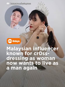 Bryan Wee says he is ready to return to his male identity. #8dayssgasianent  #8dayssg #bryanwee #newbeginnings  #StartingOver 