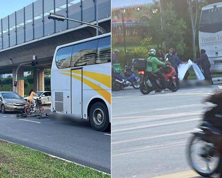 Cyclist, 18, dies after accident with private bus in Yishun, 37-year-old driver arrested