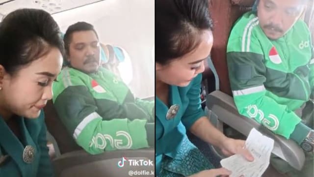 送餐员搭飞机千里帮买餐？印尼空姐看愣忙查登机证