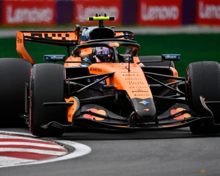 Norris encouraged by McLaren pace despite Mercedes front-row lockout