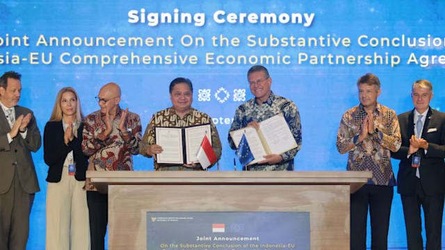 印尼与欧盟达成贸易协议 战略领域开放投资
