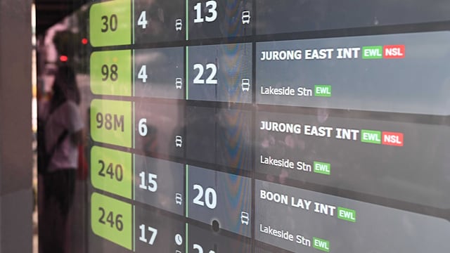 陆交局：巴士预计抵达时间系统 料需四天才能恢复