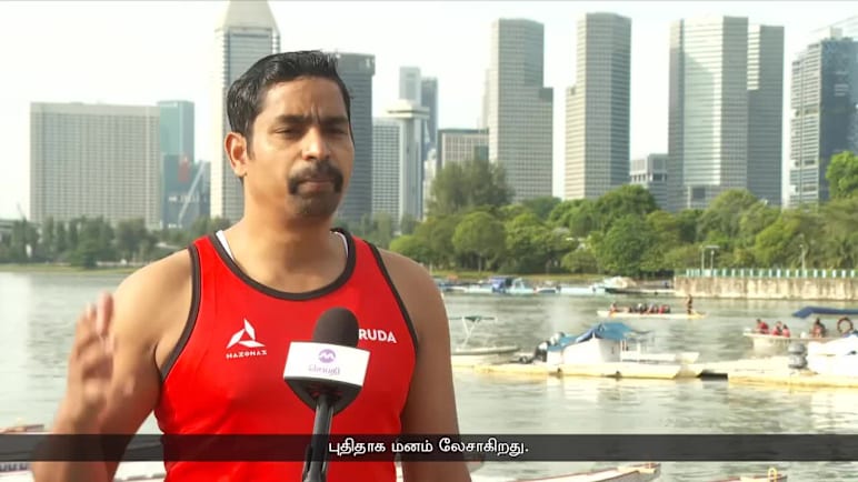 கடல்நாகப் படகோட்டத்தில் கலக்கும் வெளிநாட்டு ஊழியர் குழு