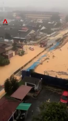 Flash floods, fallen trees across Malaysia due to heavy rain