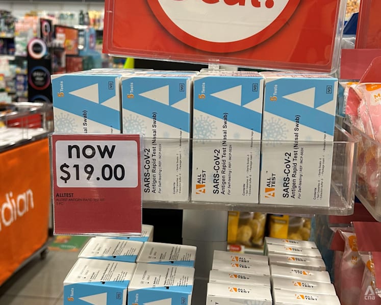 Demand for COVID-19 test kits surges amid infection wave in Singapore