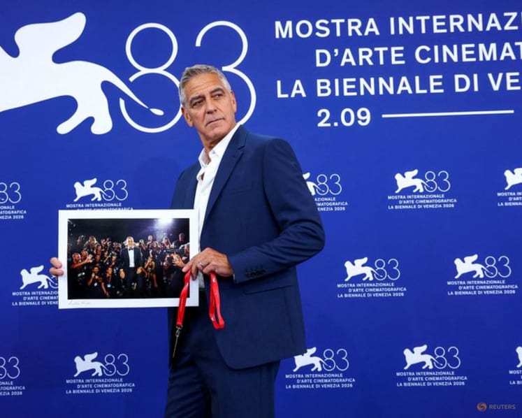 Clooney tells Venice festival that AI threatens film and journalism