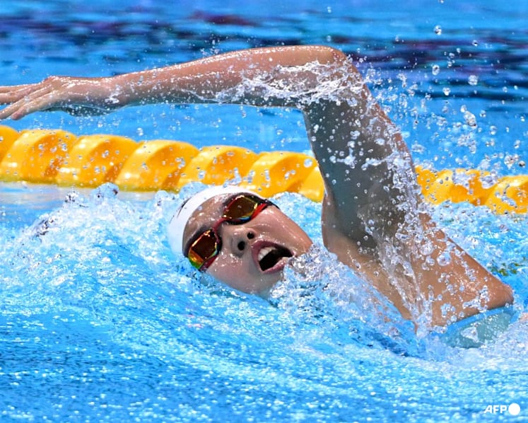 China's Yu, 13, wins third gold with latest Asian Games record