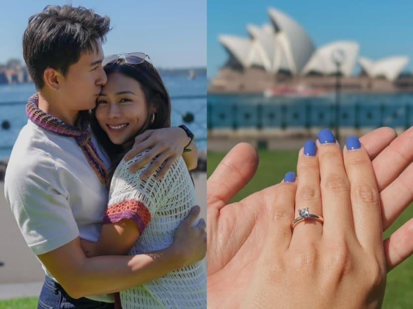 Actors Edwin Goh and Rachel Wan are engaged, will move back to Singapore after 2 years in Australia