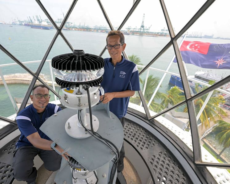 Singapore's lighthouses may face an uncertain future as coastal developments close in