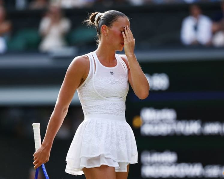 Noskova downs Kostyuk to set up all-Czech Wimbledon final