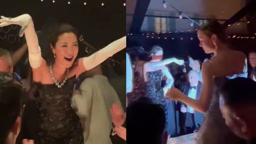 Michelle Yeoh, 60, Gets Her Groove On With Brie Larson At The Cannes Film Festival Michelle Yeoh, 60, Gets Her Groove On With Brie Larson At The Cannes Film Festival