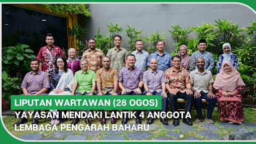 LIPUTAN WARTAWAN (28 Ogos) | Yayasan MENDAKI lantik 4 anggota Lembaga Pengarah baharu