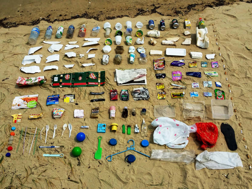 A total of 824,600 tonnes of plastic waste was generated last year, almost 11 per cent of the total amount of solid waste generated, NEA statistics show. PHOTO: ZERO WASTE SG