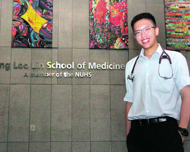 Diploma holder, working student among NUS medical graduates
