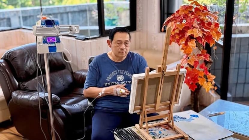  Mantan Presiden Indonesia Susilo Bambang Yudhoyono kian beransur pulih, melukis semula di hospital 