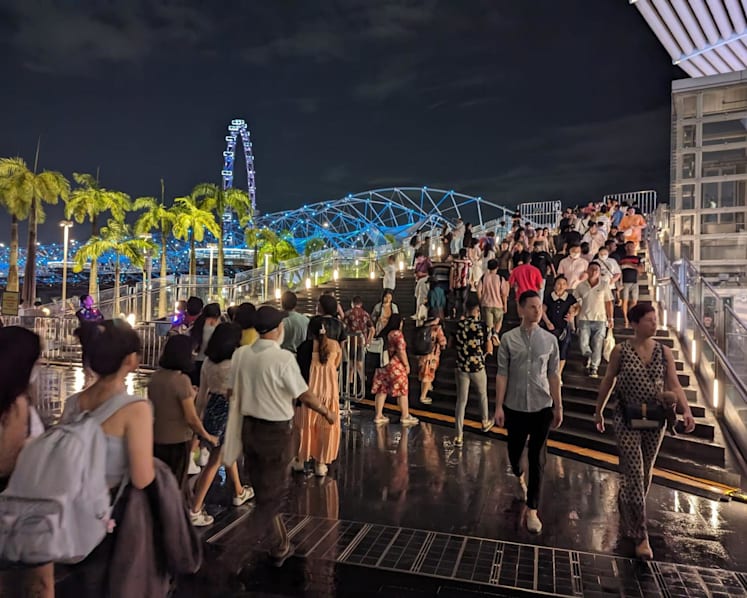 Marina Bay New Year countdown: Train services resume at Bayfront MRT station, all areas reopened to public
