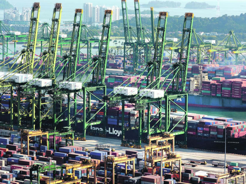 Port of Singapore. Photo: Bloomberg Port of Singapore. Photo: Bloomberg