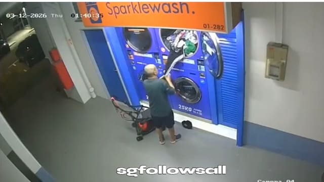 洗衣店顾客指男子偷走洗好衣服 警方介入调查