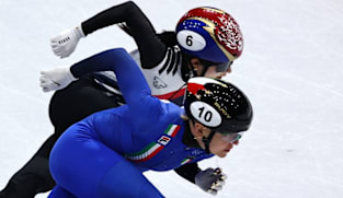 Short track-Fontana becomes Italy's most decorated Olympian with relay silver